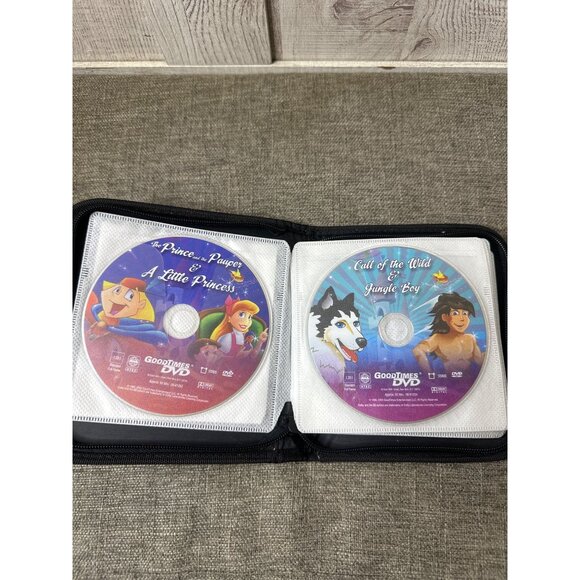 Animated Classics DVD Collection w/ Red Zippered Case Fairy Tales 15 Discs - Picture 4 of 11